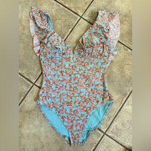 Tommy Bahama Aqua Floral Swimsuit